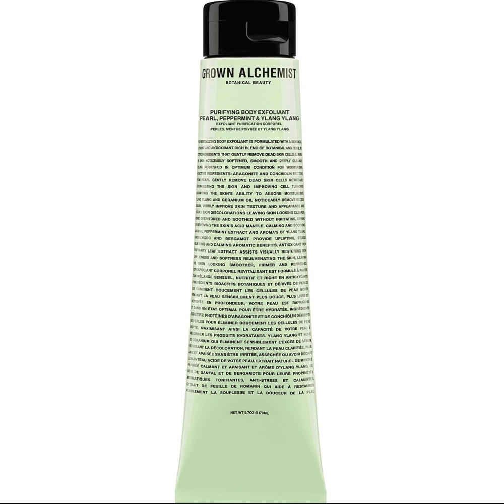 NEW Grown Alchemist Purifying Body Exfoliant w/Pearl, Peppermint & Ylang Ylang